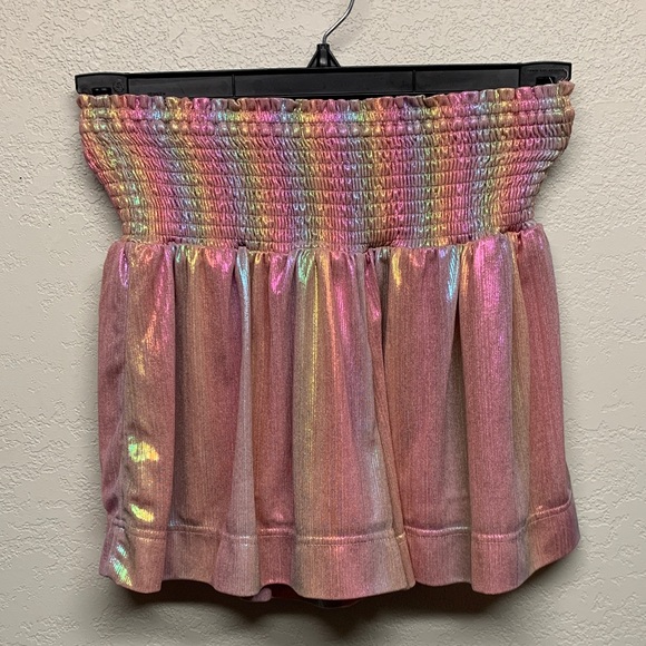 Dee Dee Pants - Iridescent High Waist Women's Shorts